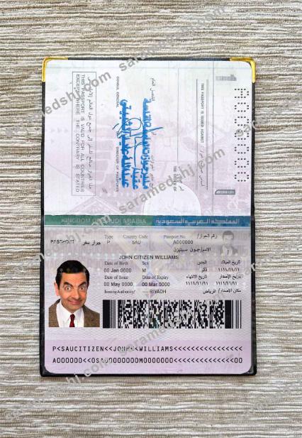 Saudi Arabia passport photo look